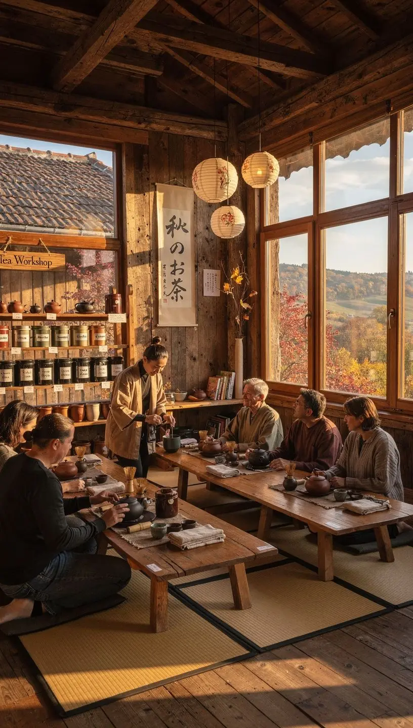Kakiszótea elkészítése, a levelek óvatos forrázása.